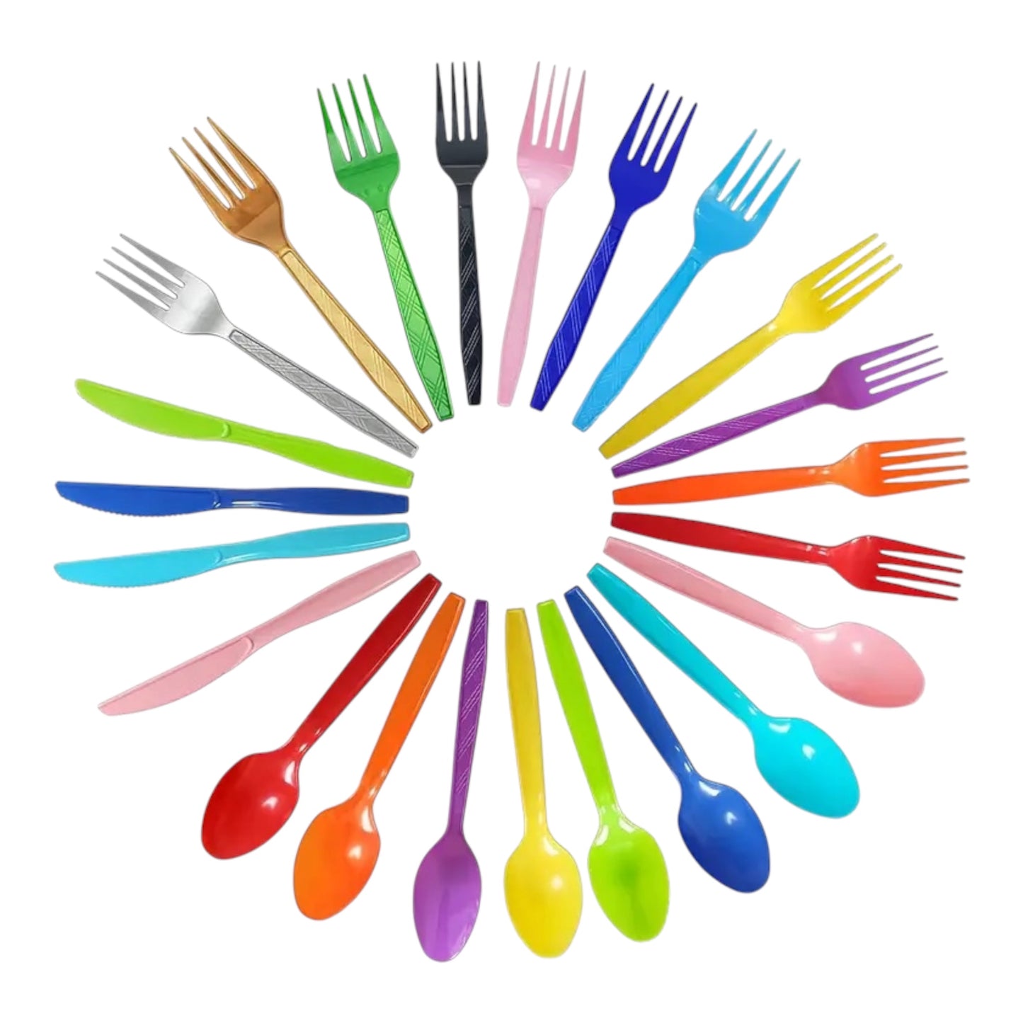 Plastic Cutlery - 24 Pcs