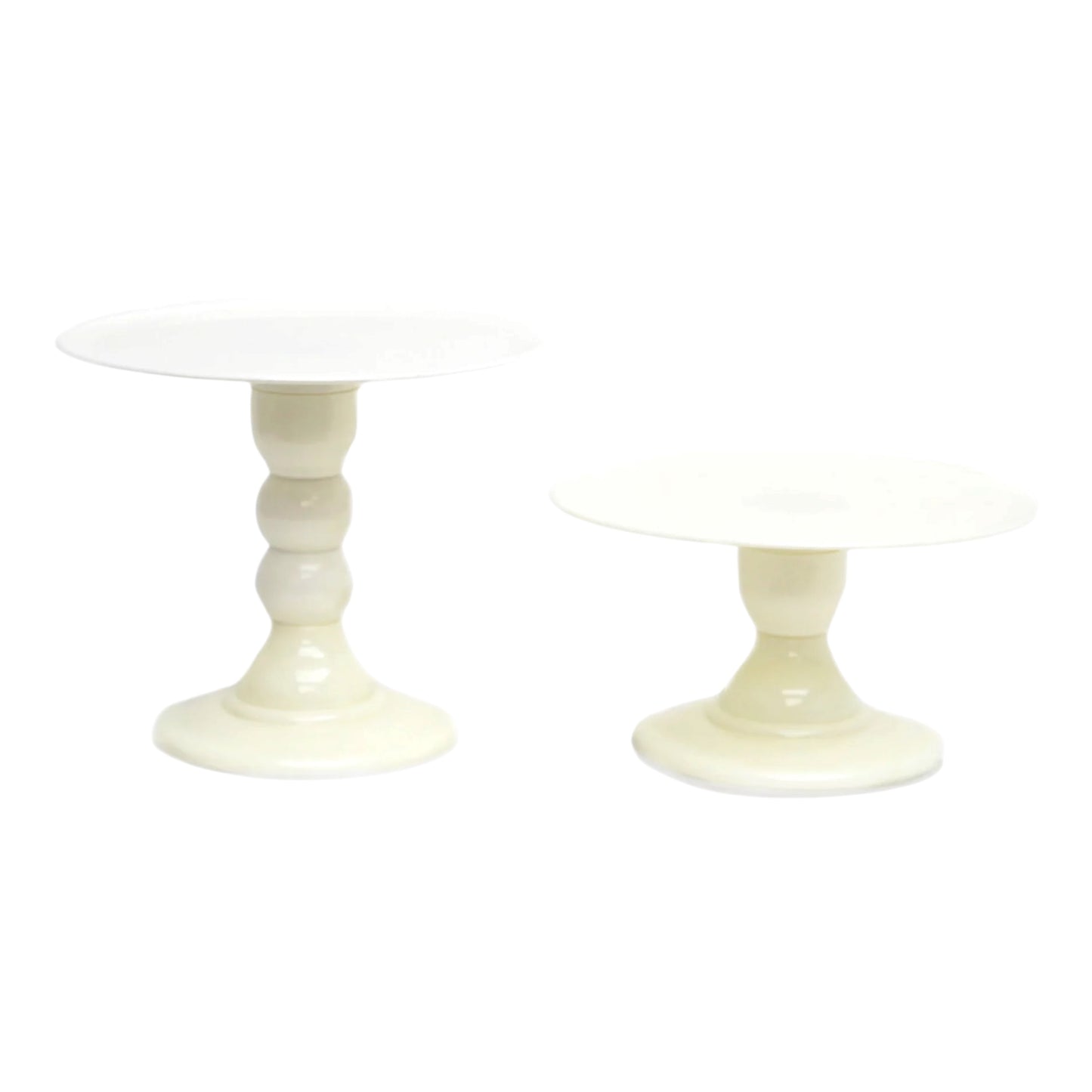 White Plastic Cake Stand