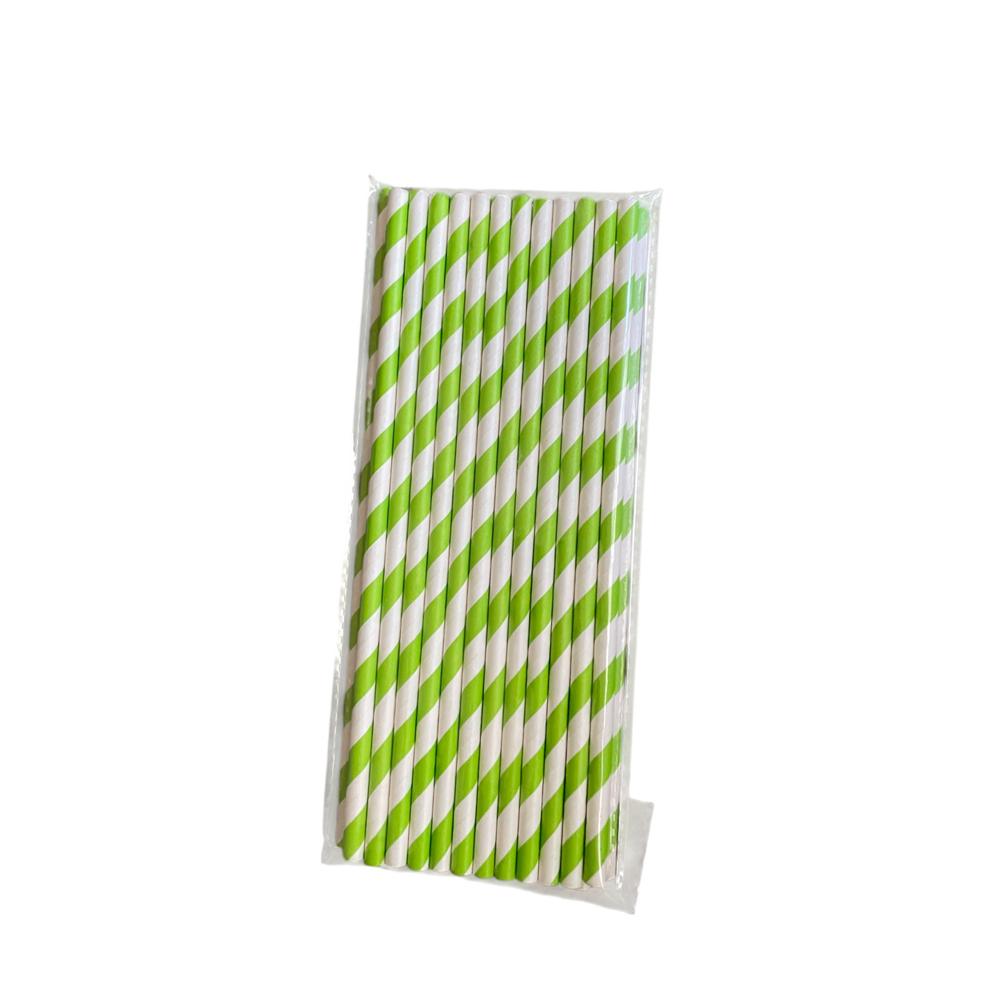 Paper Straws Striped- 25 Pcs