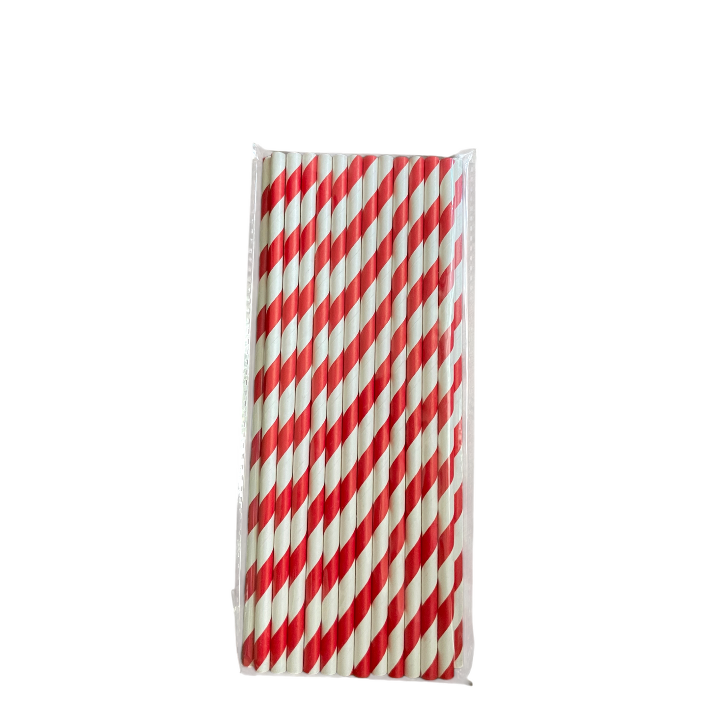 Paper Straws Striped- 25 Pcs