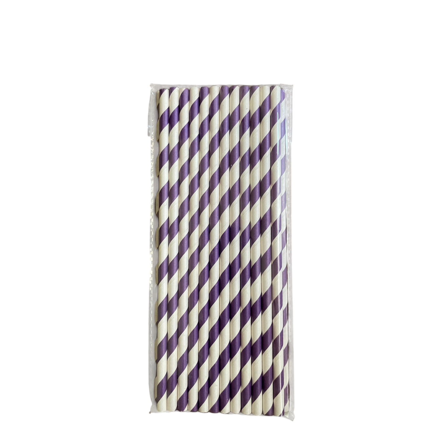 Paper Straws Striped- 25 Pcs