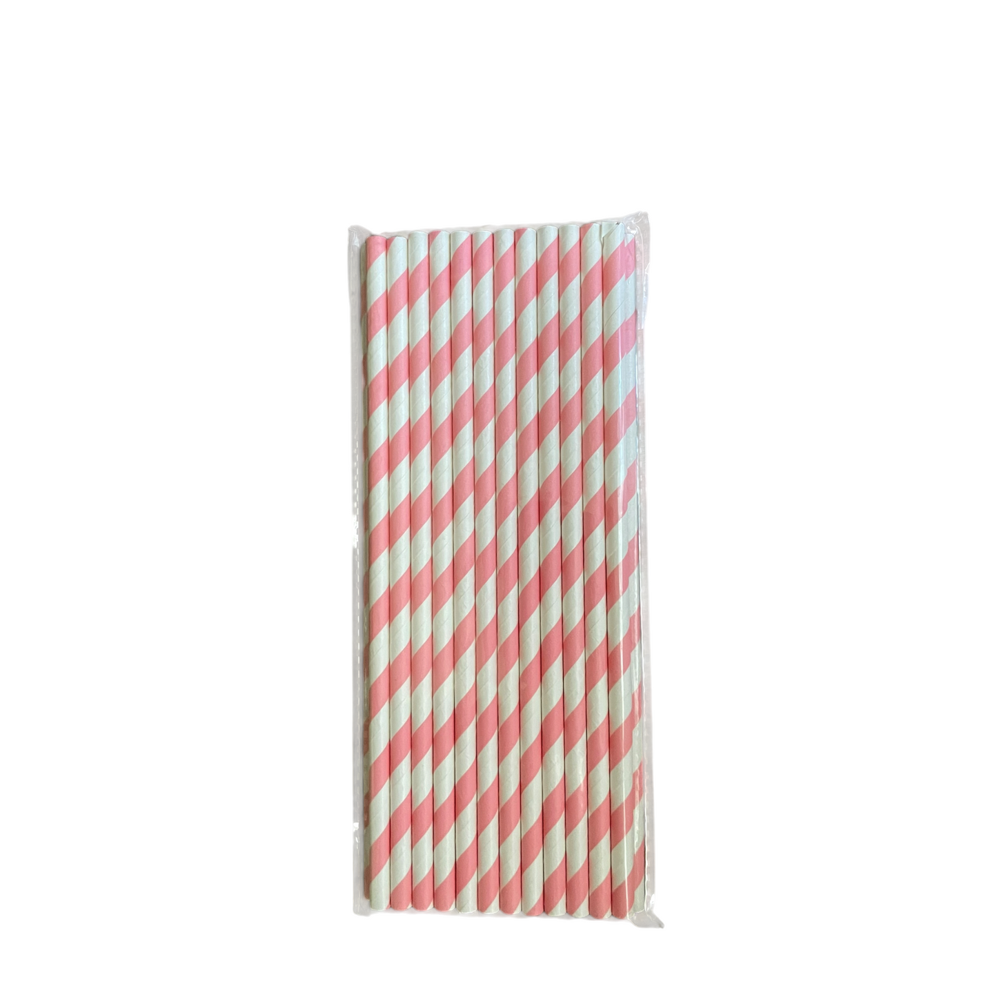 Paper Straws Striped- 25 Pcs