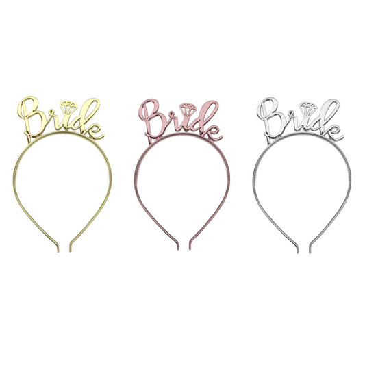Plastic Bride Headband