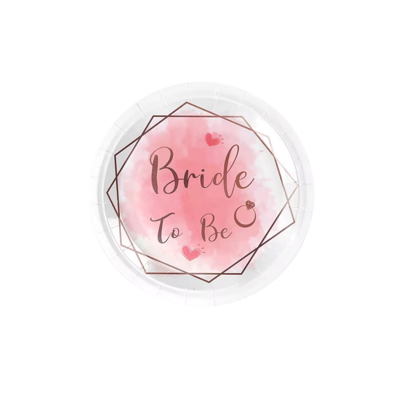 Bride To Be Small Plates - 10 Pcs
