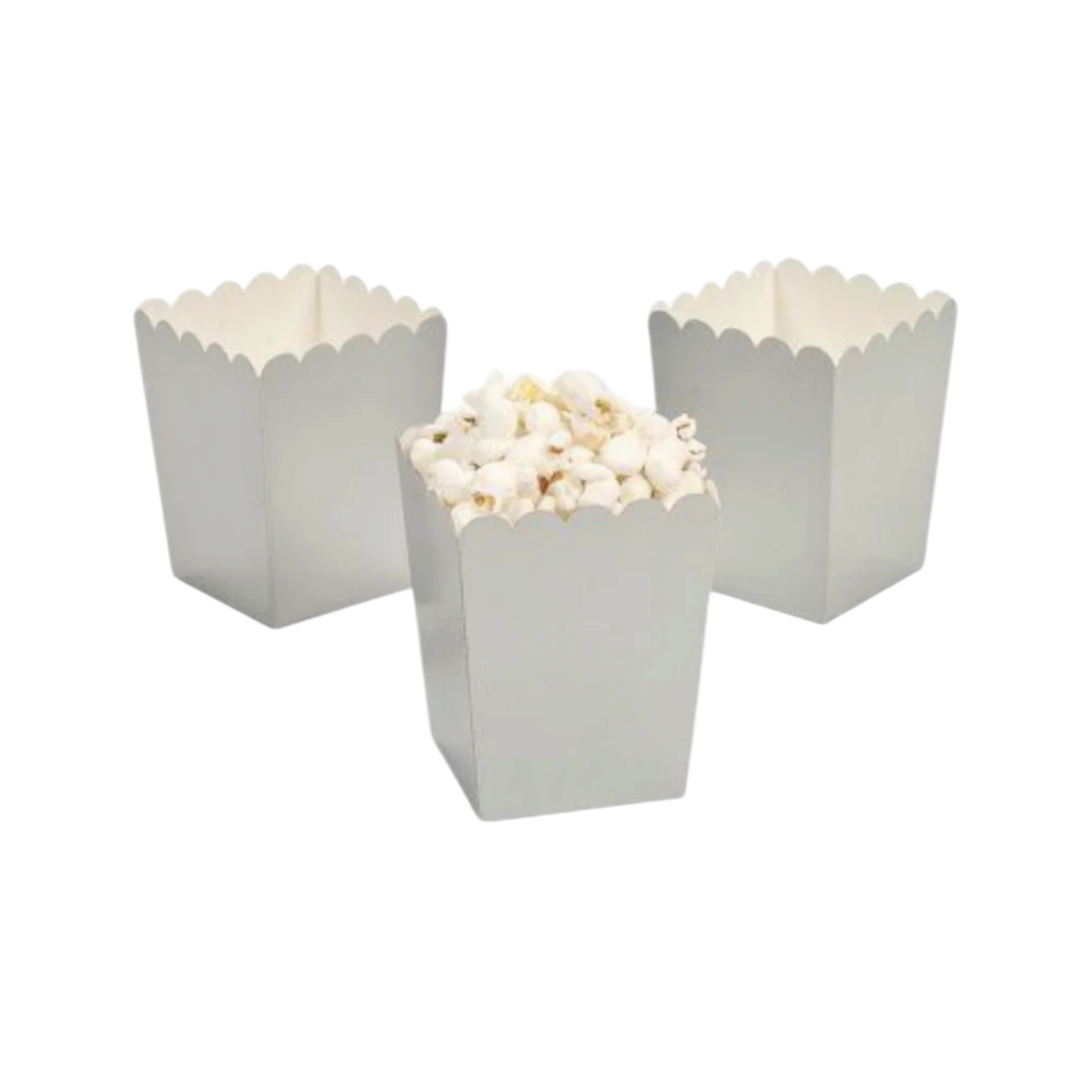 Metallic Popcorn Cups - 6 Pcs