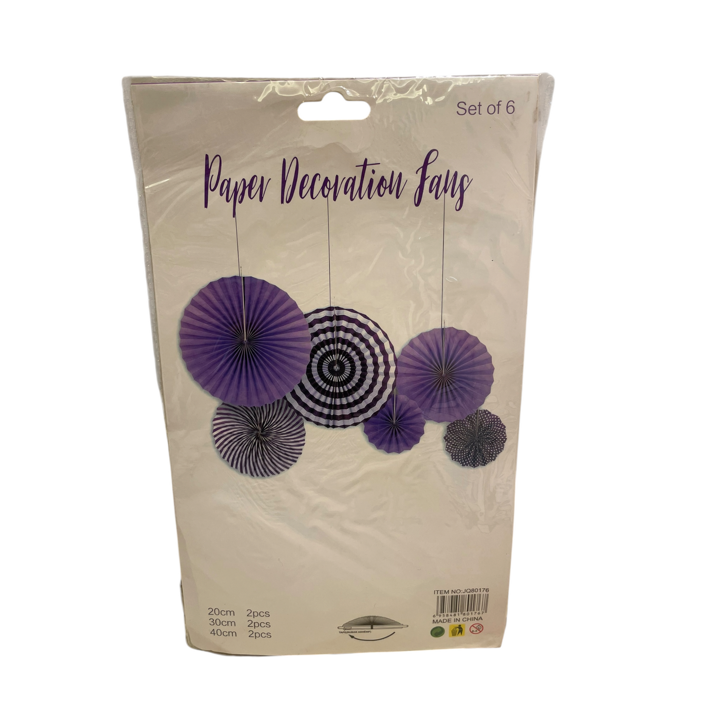 Paper Fan - Set of 6