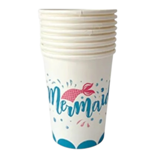 Mermaid Cups - 8 Pcs