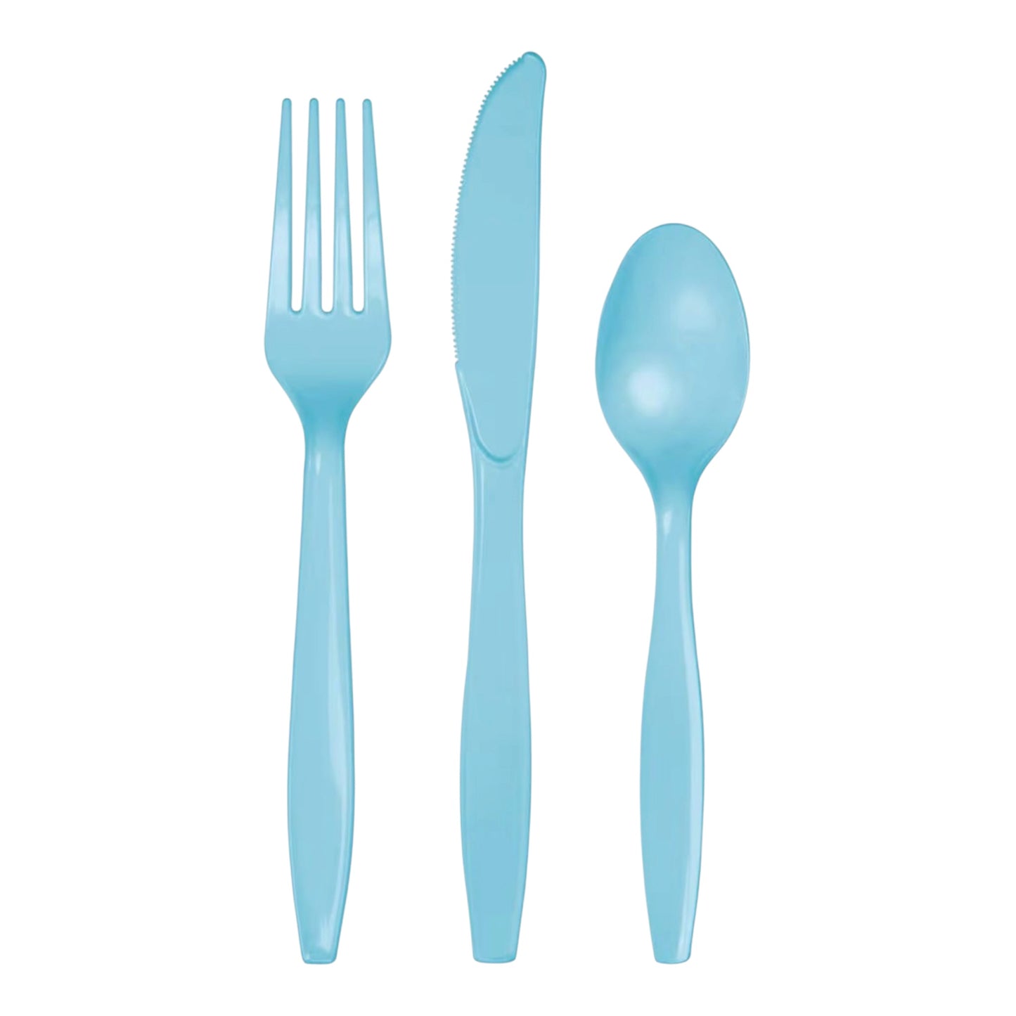 Blue Cutlery Set - 8 Forks/ Spoons/ Knives