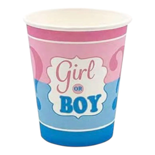 Gender Reveal Cups - 16 Pcs