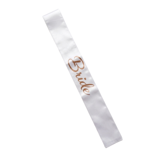Bride Sash