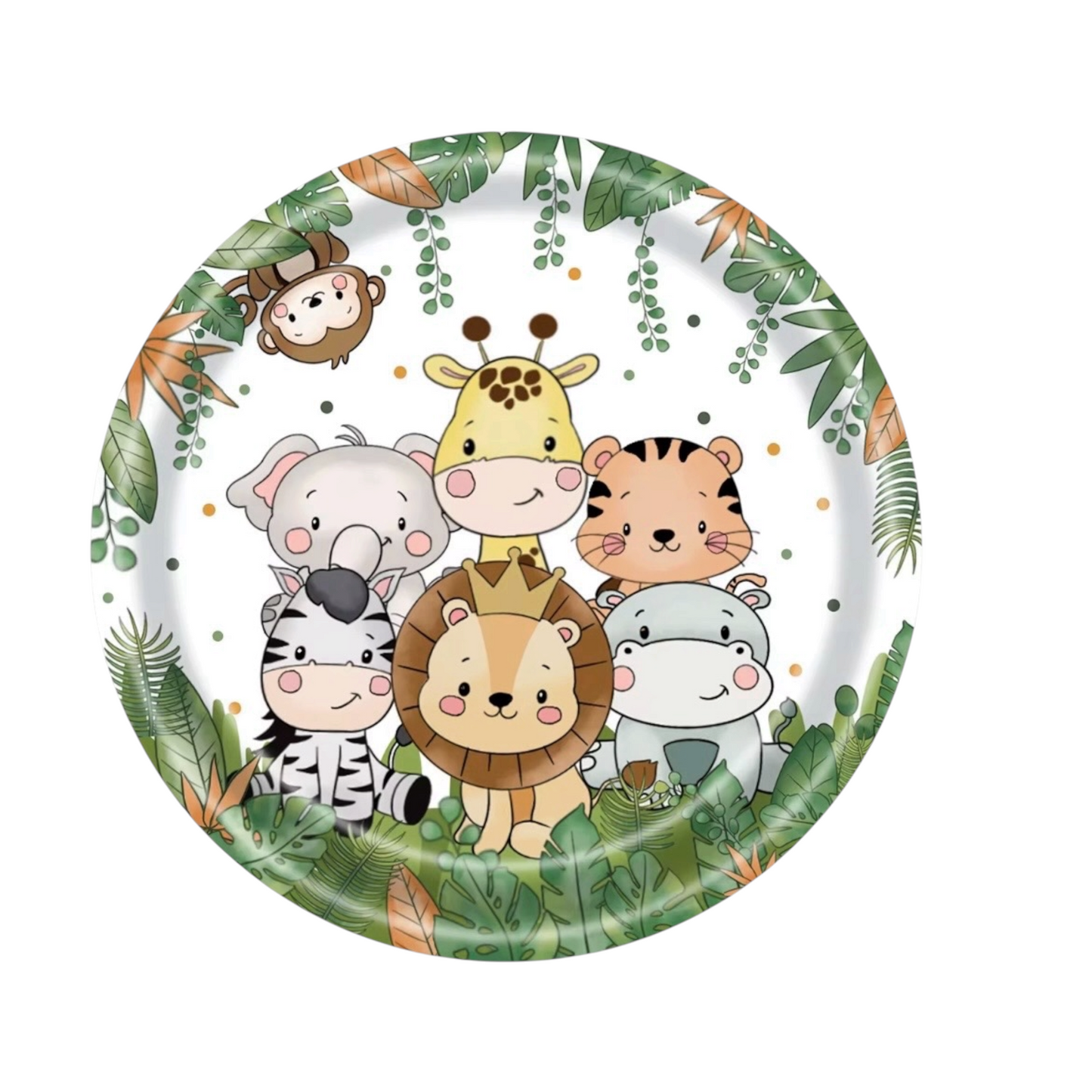 Safari Big Plates - 10 Pcs