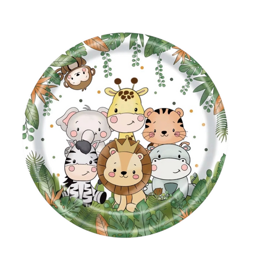 Safari Big Plates - 10 Pcs