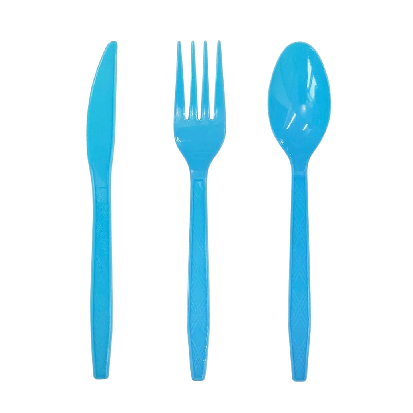 Blue Cutlery set -10 Forks/Spoons/Knives