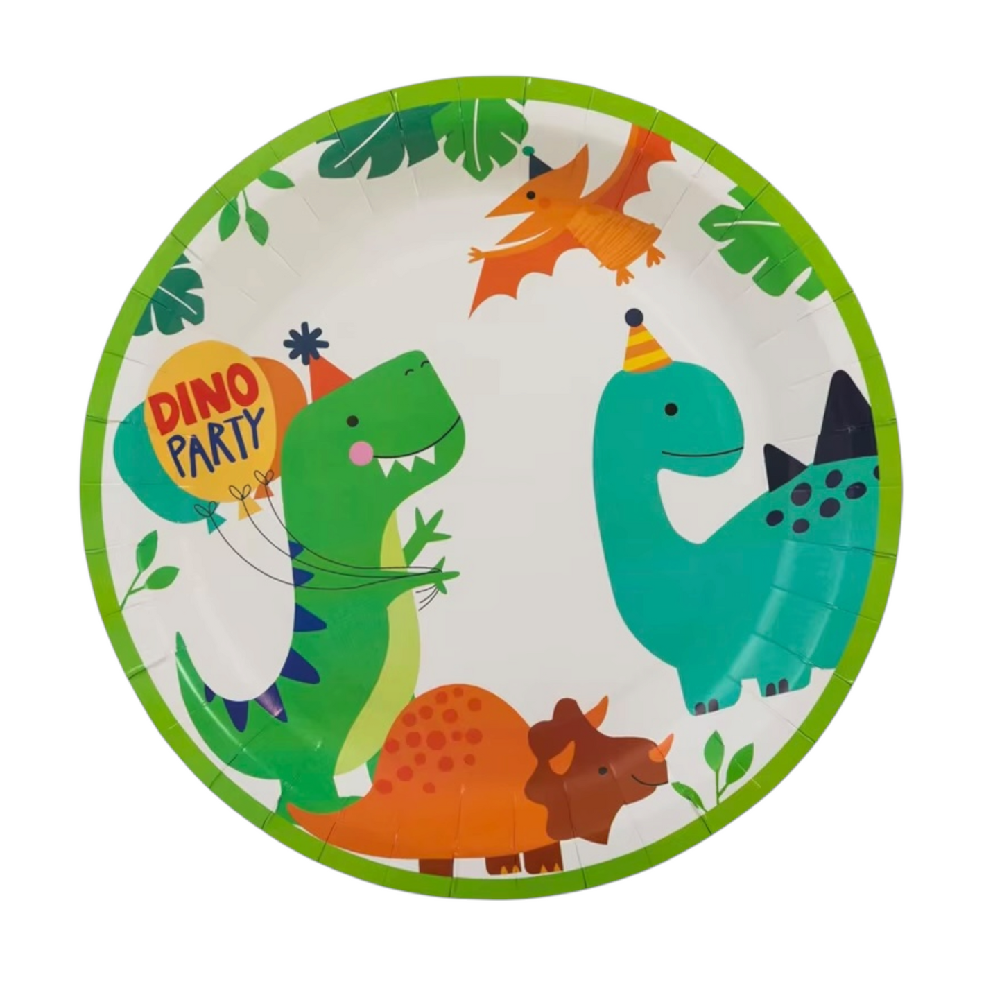 Dinosaur Big Plates - 10 Pcs