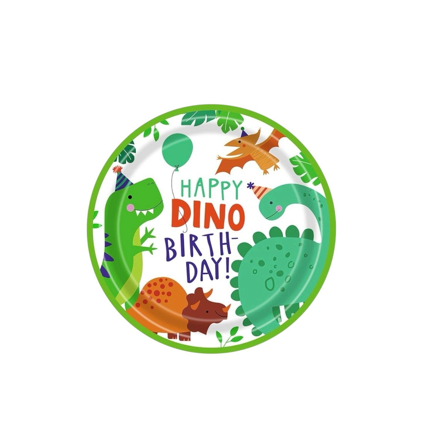 Dinosaur Small Plates - 10 Pcs