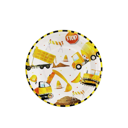 Construction Small Plates - 10 Pcs