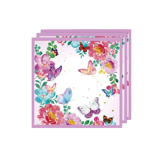 Butterfly Napkins - 20 Pcs