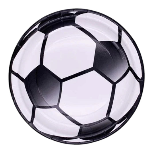Football Big Plates - 8 Pcs