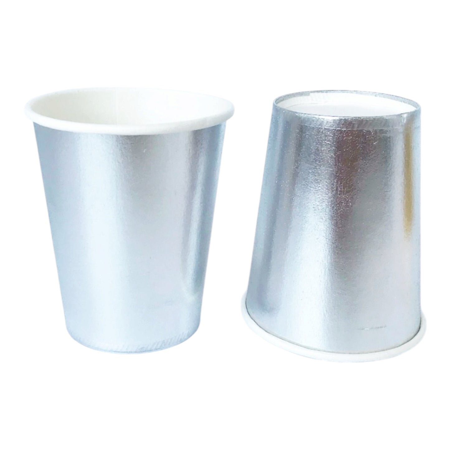 Silver Cups - 10 Pcs