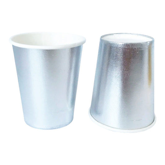 Silver Cups - 10 Pcs