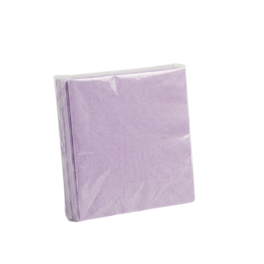 Light Purple Napkins - 20 Pcs