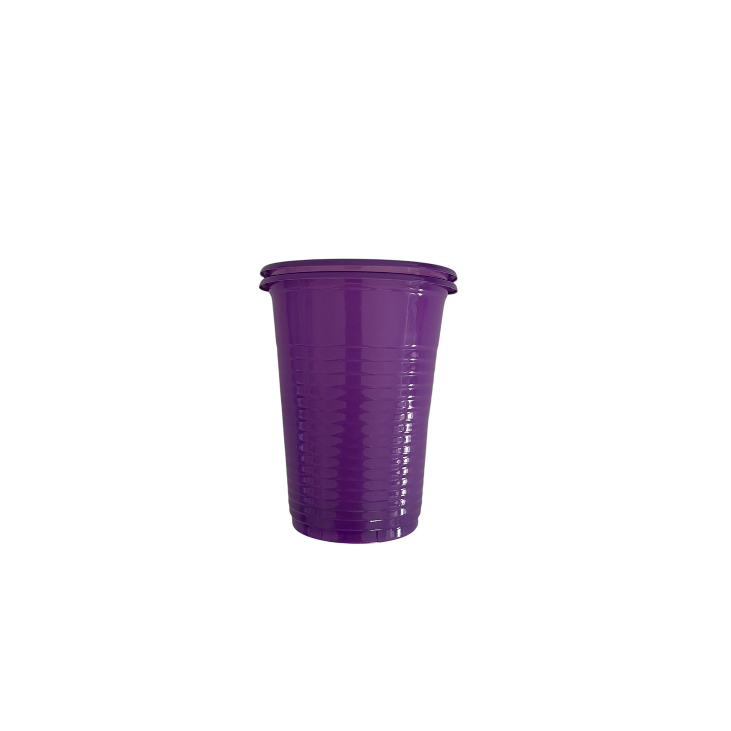 Purple Plastic Cups - 50 Pcs