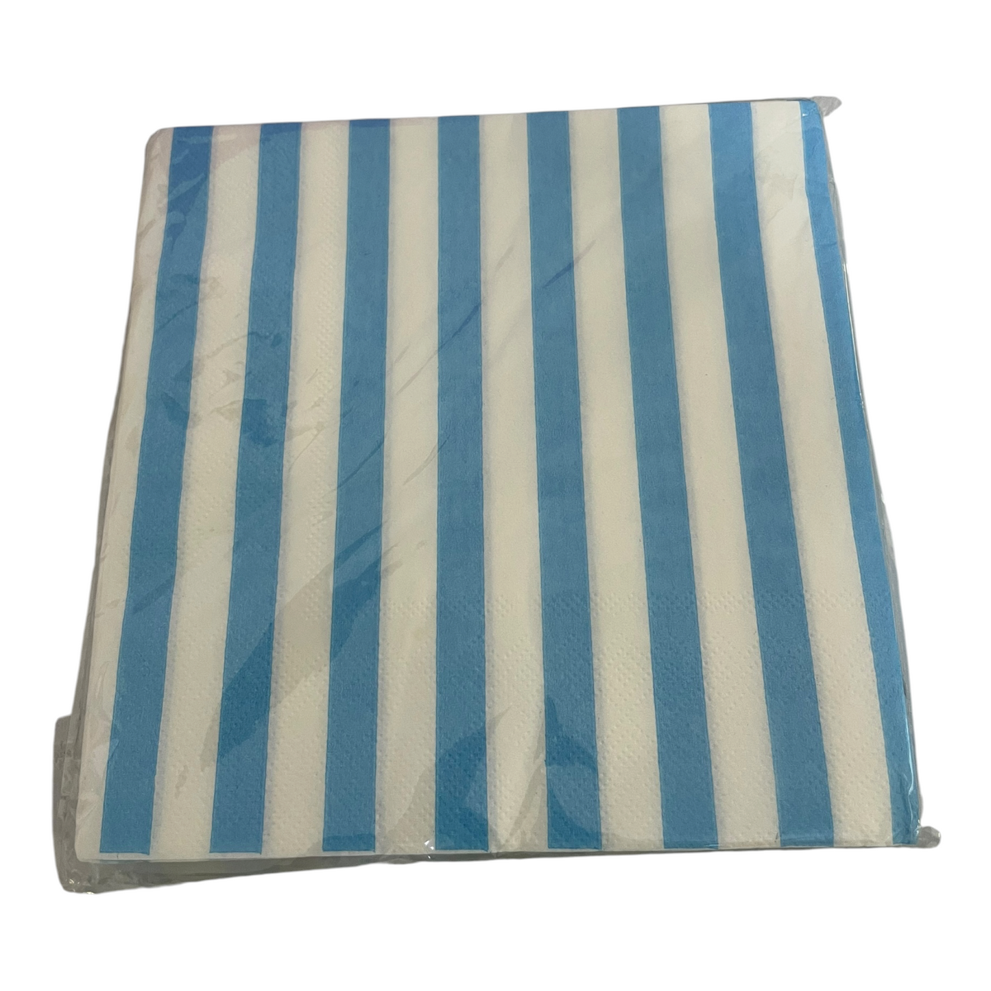 Striped Blue Napkins - 20 Pcs - 17*17cm
