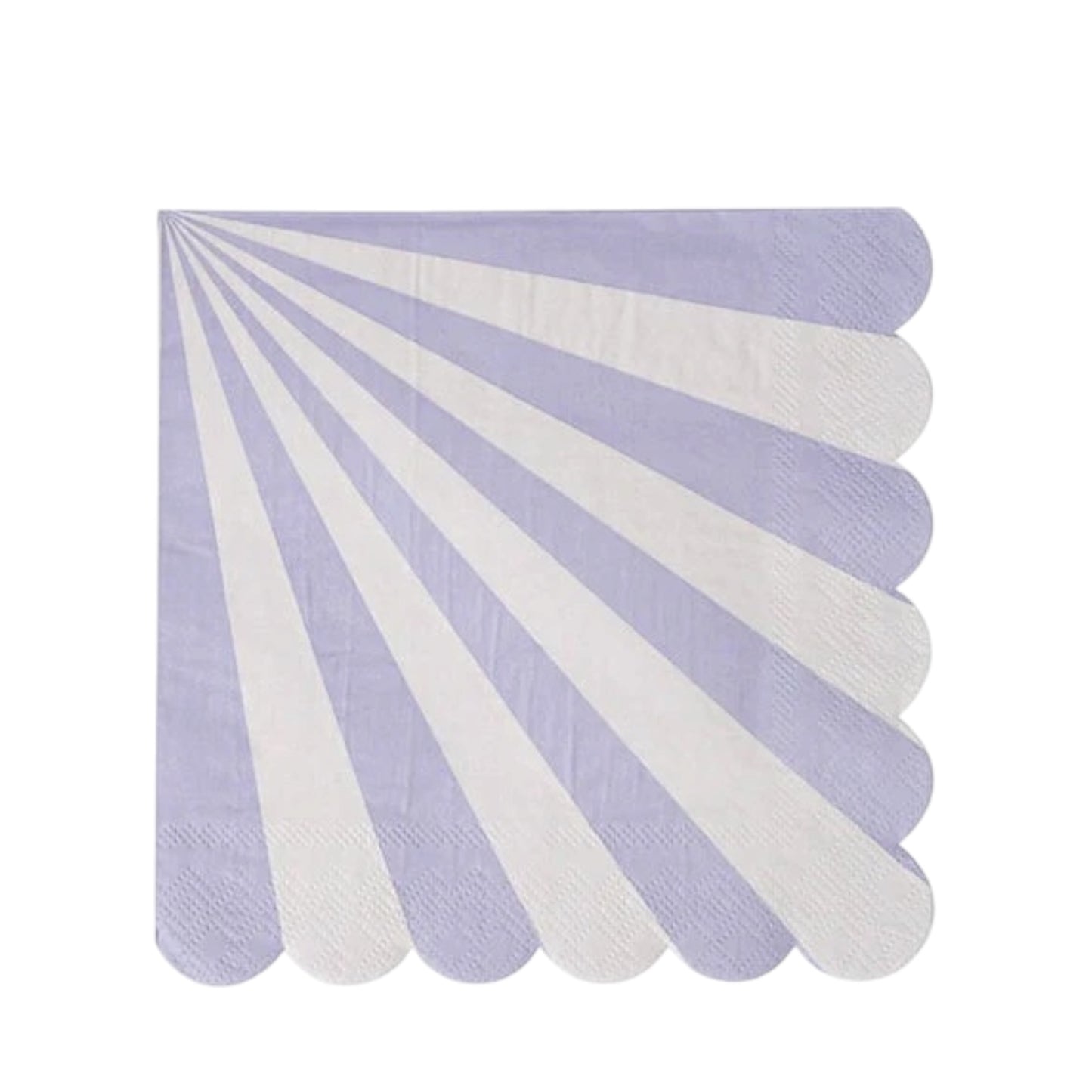 Striped Purple Napkins - 20 Pcs - 15*15cm