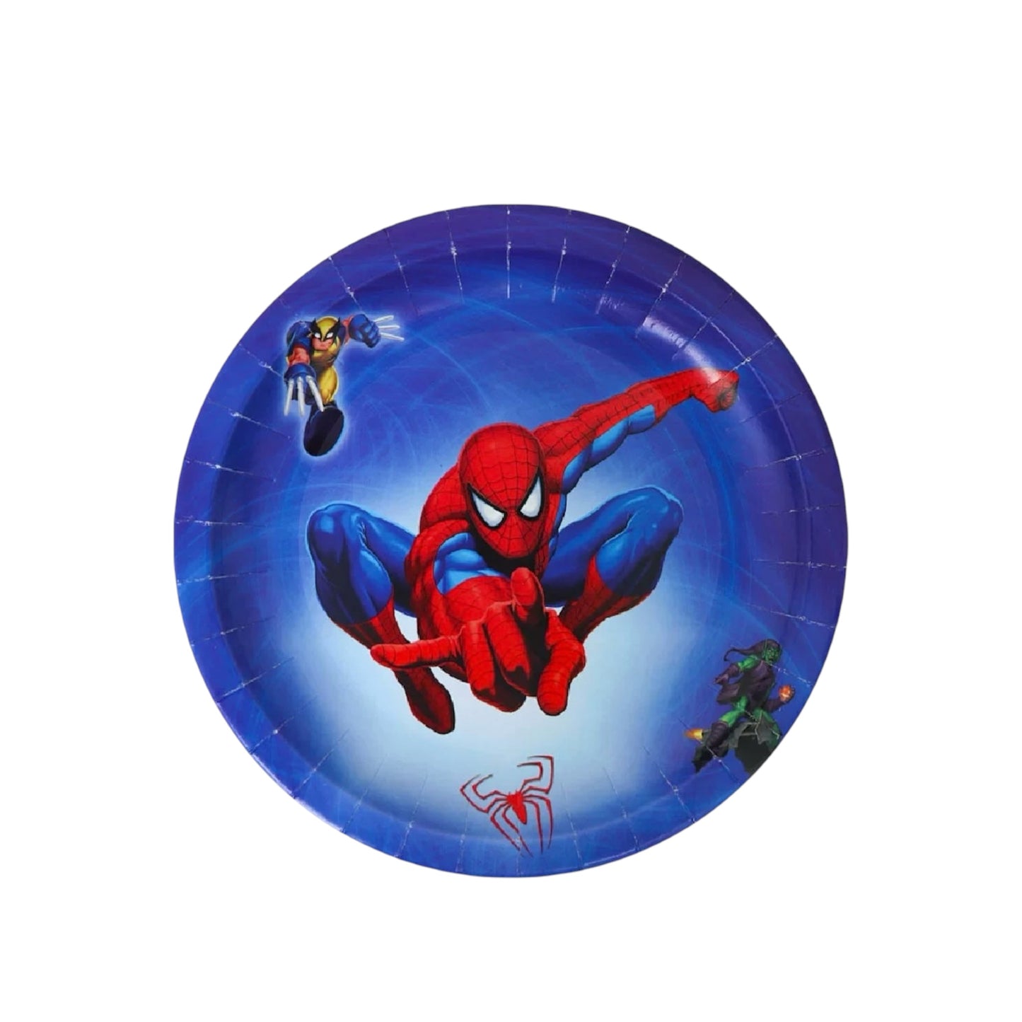 Spiderman Small Plates - 10 Pcs