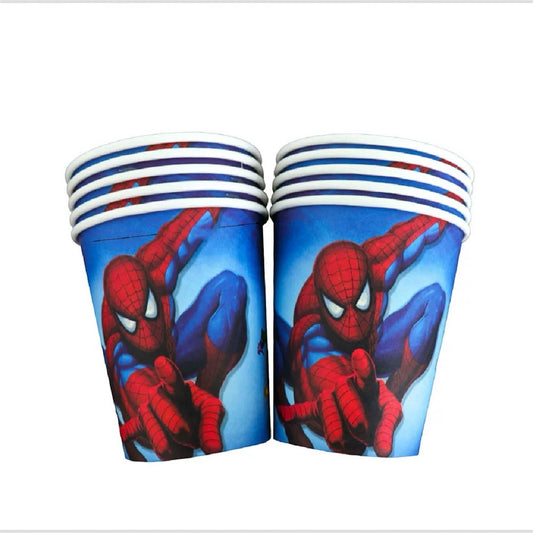 Spiderman Cups - 10 Pcs