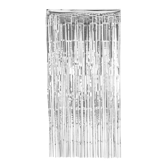 Shiny Silver Curtain- 90*200cm