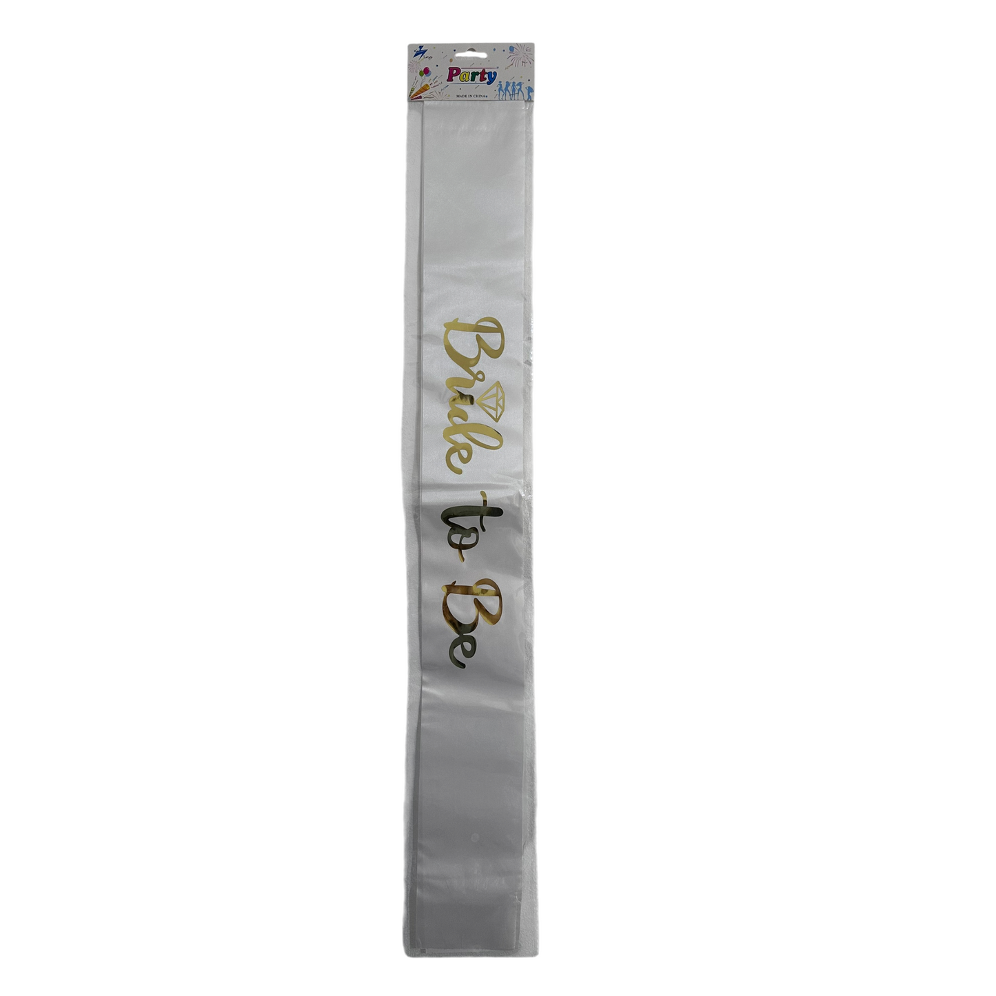 Gold Bride To Be Sash