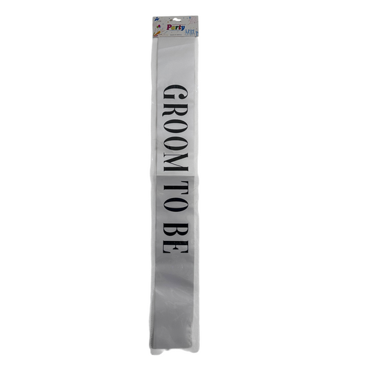 Groom To Be Sash
