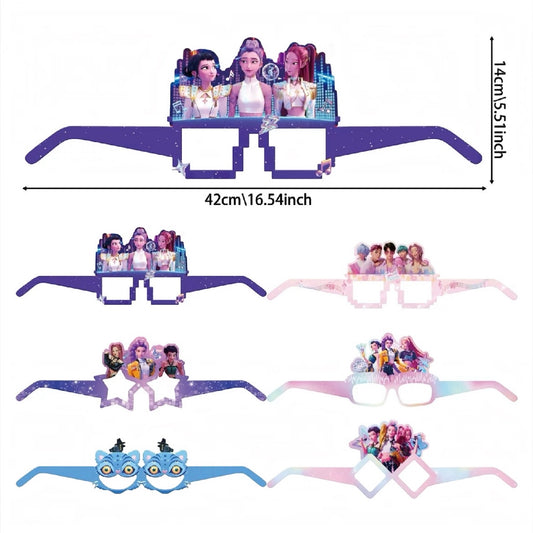 Kpop Glasses - 6 Pcs
