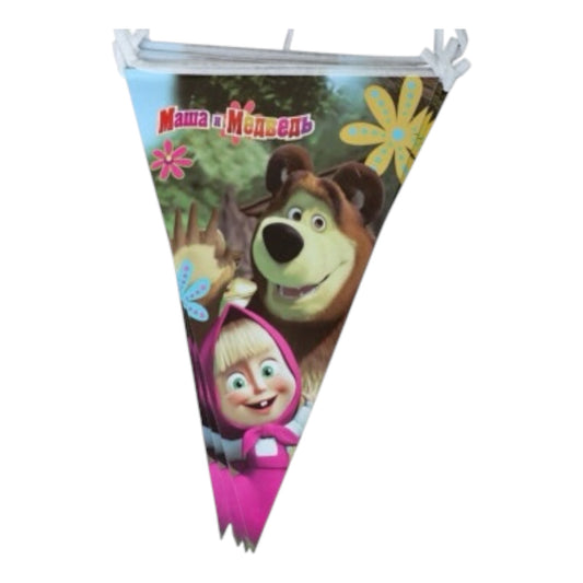 Masha And The Bear Flag