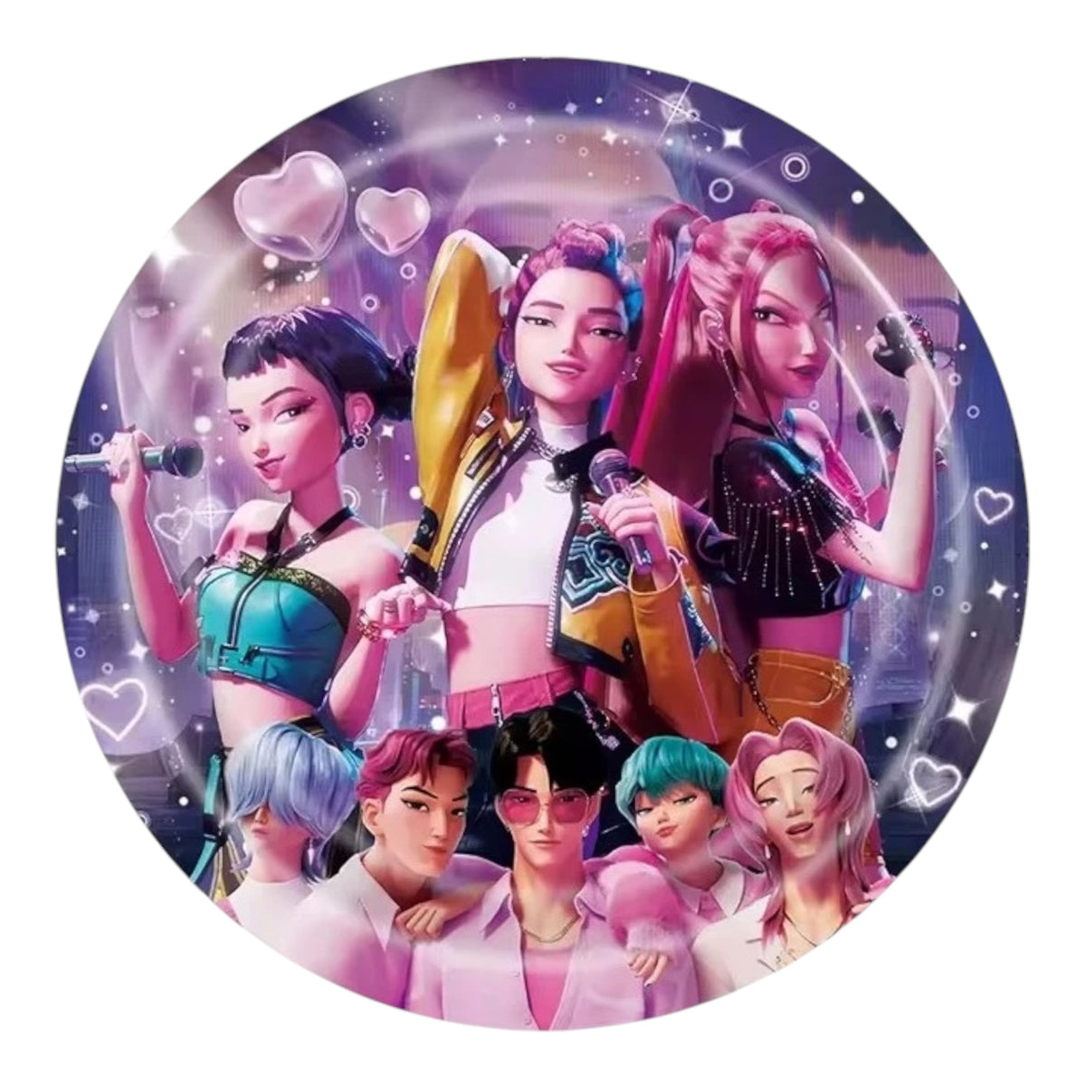 Kpop Big Plates - 10 Pcs