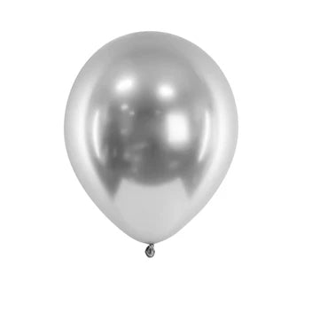 High Quality Chrome Latex Balloons - 3.2g - 12 Inch
